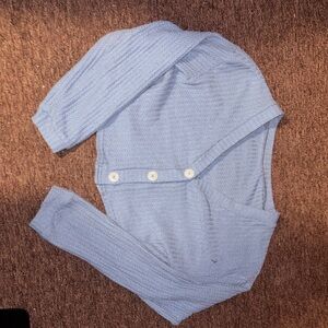 ROMWE Dark Blue Textured Cardigan <3